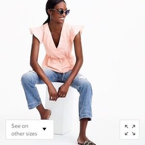 NEW J.Crew Light Pink Work Top